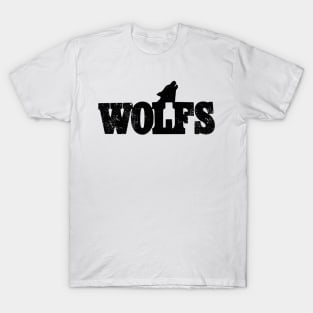 Retro Vintage Wolfs Gay Bar San Diego California T-Shirt